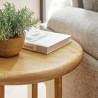 Modway Rivian Round Side Table - Oak-Assembly Required