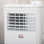 HOMCOM 8000 BTU Portable Air Conditioner - Cream-Removable, washable filter for clean air 