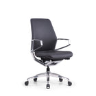 DecentLiving Standard Height-Back Office Chair - Grey-Heavy duty casting aluminum body system
