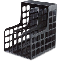 Oxford Decorack Shelf File Divider - Black-Shelf file holds binders, soft-sided books, dictionaries, magazines