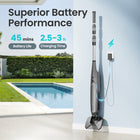 Aiper Pilot X1 Handheld Pool Vacuum with Anti-Clog System, 1260 GPH Suction, Dual Filters, Lightweight Design-7