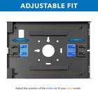 Mount-It Anti-Theft Tablet Kiosk with Document Holder for iPad, iPad Air, iPad Pro-Base Dimensions: 15.7" L x 11.8" W