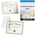Merangue Self Laminating Sheet - Letter Size - 60 Pack-Place your document, remove the protective strip, press the film down on the document and you're done