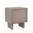 Manhattan Comfort Ella 39.4" Modern Nightstand 2-Piece Set - Mocha-Home Assembly Required. All Hardware Included