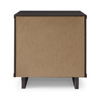 Manhattan Comfort Granville 18.11" Modern 2-Drawer Nightstand 2-Piece Set - Dark Grey-Home Assembly Required. All Hardware Included