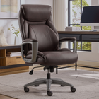 La-Z-Boy Mercer Air Lumbar Executive Office Chair - Brown-Pneumatic seat height adjustment
