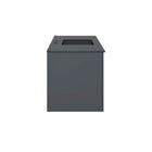 Modway Vitality 48" Single Sink Bathroom Vanity - Grey/Black-Ceramic Sink With Integrated Countertop