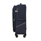 American Tourister SummerRide Expandable Spinner - Medium - Navy-The lining of this product was made from rPET fabric, made from plastic bottles used by consumers