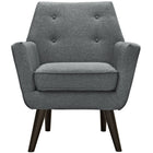 Modway Posit Upholstered Fabric Armchair - Grey-Dense Foam Padding