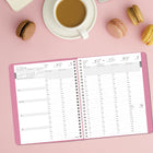 Blueline 2027 Pink Ribbon Timanager Weekly/Monthly Planner - 8-1/2" x 6-3/4" - Pink - Bilingual-Page Size: 8-1/2'' H x 6-3/4" W