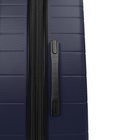 Bugatti Hampstead 30.50" Hardside Spinner Checked Luggage - Navy-Zipper-release expansion system for 20%
more packing space