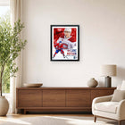Frameworth Lane Hutson Canadiens Portrait Collage - Framed Print - 16" W x 20" L-Ideal display piece for a home office, game room, sports lounge, or any Montreal Canadiens hockey decor setting