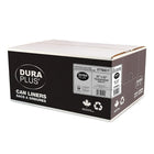 DuraPlus Can Liner - LLDPE - 20" x 22" - Regular - Transparent - 500 Pack-Strength: Regular