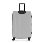 Bugatti The Classic Large Hardside Luggage - Light Grey-The interior is thoughtfully designed with a dividing panel, practical mesh pockets, and tightening straps, ensuring your personal items are well-organized and securely fastened