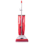 Sanitaire TRADITION SC886G Commercial Upright Vacuum - Red-Commercial-grade performance from a seven amp, 840 watt motor producing 145 CFM