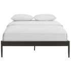 Modway Elsie King Bed Frame - Brown-Non-Marking Foot Caps