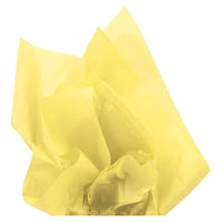 JAM Paper Tissue Paper - Yellow - 100 Sheets-Colour: Yellow | Great for birthdays, holidays, and any gifting occasion