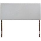 Modway Region Upholstered Queen Headboard - Sky Grey-Fine linen upholstering