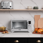 Salton NuRetro Digital Air Fryer Toaster Oven - Metallic Silver-Curate your kitchen with other matching products in the salton nuretro collection!