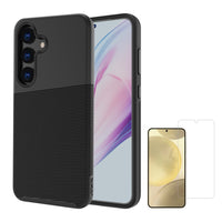 AXS PROTech Plus Dual-Layered Anti-Shock Sleek Case & Screen Protector for Samsung Galaxy S25 - Black-PROTech Plus - Drop resistant up to 10 feet