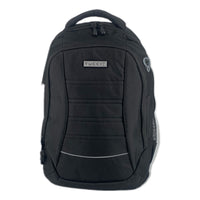 Tucci Italy TrailBlazer Laptop Backpack - Medium - Black-Secure Laptop Storage – Padded laptop compartment fits devices up to 16" with a stabilizing strap