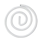 JAM Paper Circular Paper Clips - Round - White - 50 Pack-Quantity: 50 per box | Packed in a reusable clear box to keep your desktop or your desk drawer organized