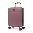 Bugatti Cannes Collection 21.5" Hardside Carry-on Luggage - Mauve-Made of lightweight and resistant ABS/PC with Pu trims