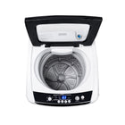 BLACK+DECKER 0.9 Cu. Ft. Small Portable Washing Machine-Stainless steel tub— this is 0.9 cu. Ft. Portable washing machine features a durable, rust and corrosion-resistant stainless steel tub with top loading transparent quiet close lid. See your clothes cleaned in real time with our outstanding impeller washer!