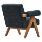 Modway - Lyra Tissu Fauteuil - Azure Fabric-Pieds non marqués