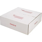 Staples Mailing Box, 14" x 14" x 4", White, 3 Pack-Ideal for shipping and mailing