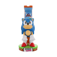 Exquisite Gaming SEGA: Sonic Cable Guy Deluxe Light Up Controller, Headphone & Phone Stand-Perfect for your XboxS/X controllers and Gaming Headphones