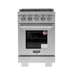 Kucht 24" KFX-X Series Pro Style Natural Gas Range - Stainless Steel-11