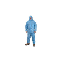 Zenith Safety Premium Hooded Coveralls, Medium, Blue, Polypropylene - 36 Pack-Colour: Blue