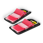 Post-it 1" x 1.7" Flags - Red - 50 Flags/Dispenser - 2 Dispensers/Pack-1" wide flag in red colour
