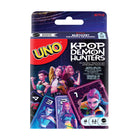 Uno K Pop Demon Hunters Board Game-Fans will love this dynamic UNO edition featuring the bold characters, including Rumi, Mira and Zoey, the Saja Boys and Derpy from Netflix's KPop Demon Hunters