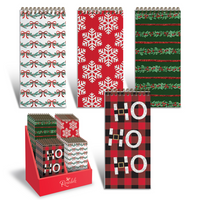 Rosedale Christmas Tall Memo Pads - 80 Sheets - Assorted-80 Lined Sheets