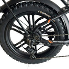 GoTyger 20" Crossover Foldable 7-Speed E-Bike 7-Speed-Built in security lock makes it simple to protect your bike while parked