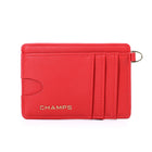 Champs Iconic Access Cardholder - Red-RFID Blocking Card Holder