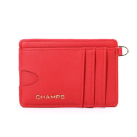 Champs Iconic Access Cardholder - Red-RFID Blocking Card Holder