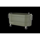Permasteel Garden Bed with Self-Watering System - Army Green-Powder Coated Zinc Alloy Steel Construction