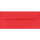 JAM Paper #10 Business Envelopes, 4 1/8 x 9.5, Brite Hue Red Recycled, 100 Pack (67161g)-Christmas red