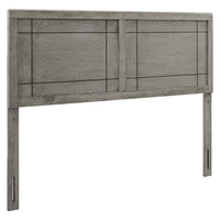 Modway Archie Wood Queen Headboard - Grey-Queen Wood Headboard