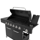 Kenmore 6 Burner XL Gas Grill with Side Burner - Black-Secondary Cooking Area: 238 square inches