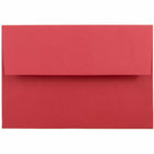 JAM Paper A8 Coloured Invitation Envelopes - 5.5 x 8.125 - Red Recycled - 50 Pack-These envelopes are perfect to use for sending invitations, greeting cards, RSVP's, thank you cards, gifts for birthdays, graduations, holidays and more