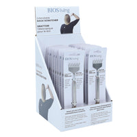 BIOS Living Extendable Back Scratcher Display - 20 Pack-Great for hard to reach spots