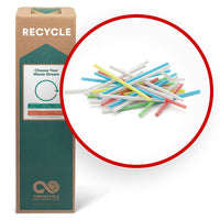 TerraCycle Straws - Zero Waste Box - Medium-Recycle any used plastic straws.