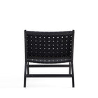 Manhattan Comfort Maintenon 25.79" Industry Chic Faux Leather Upholstered Accent Chair - Black - 2 Pack-30 Day Limited Manufacturer's Warranty