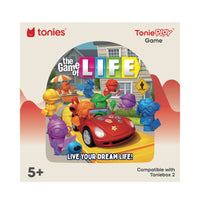 Tonies Tonieplay The Game of Life - English-Simple to use: place a Tonieplay disc on top of the Toniebox 2, squeeze an ear, add the Tonieplay controller to the light ring, press play
