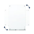 Quartet Brilliance Magnetic Glass Dry-Erase Board - 6' x 4'-Due to the thickness of glass, this board is compatible only with high-powered glass board magnets. Quartet recommends the following items, sold separately: 3413885391 and 3413885392