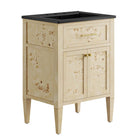 Modway Elysian 24" Wood Bathroom Vanity - Black/Burl-Modern Bathroom Vanity